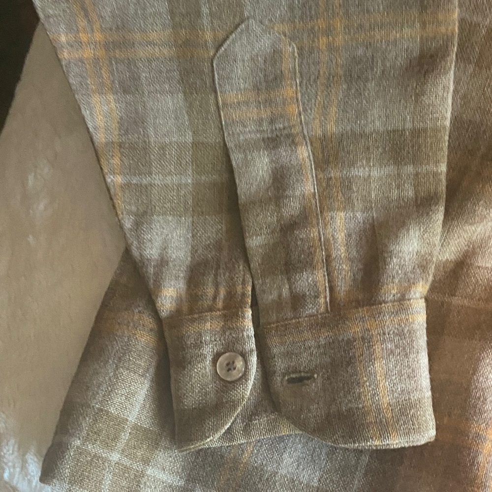 Pendleton Brown & Beige Plaid Board Shirt - Picture 5 of 8